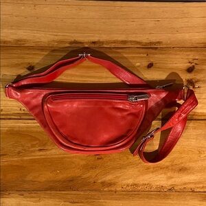 Fournier Leather fanny pack - made in italy